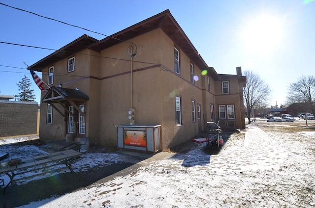 view of rear view of property