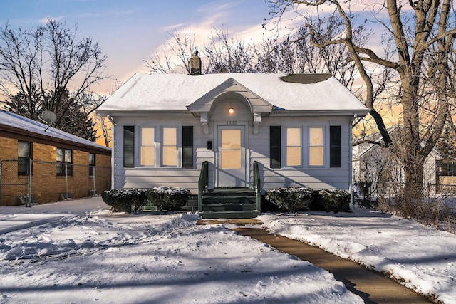 view of front of home