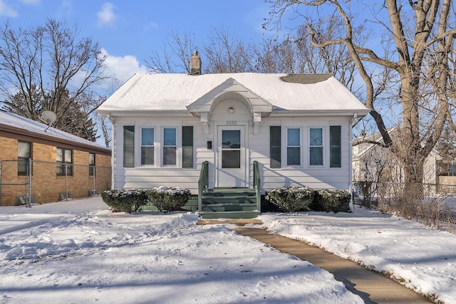 view of front of home