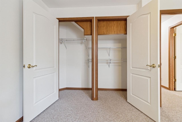 view of closet