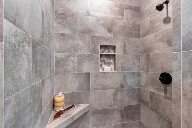 879 Cygnet Ct, Menasha, WI 54952 - bathroom featuring a tile shower