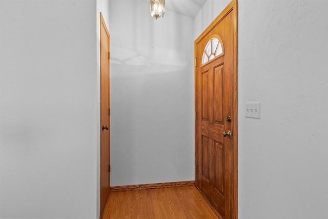 interior space featuring light hardwood / wood-style flooring