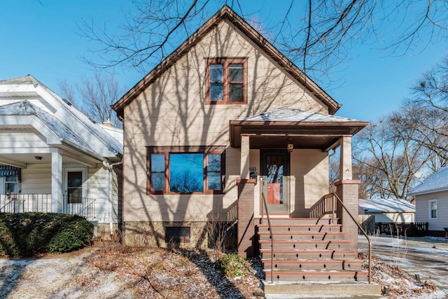 view of front of home