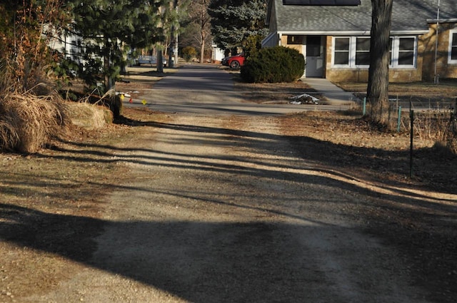 view of road