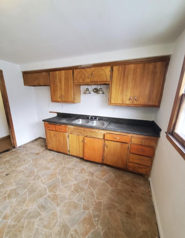 kitchen featuring sink