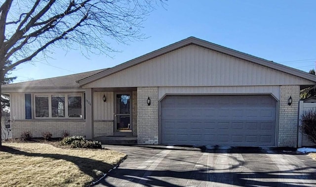 ranch-style house with a garage