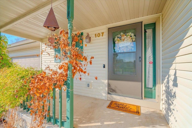 view of entrance to property