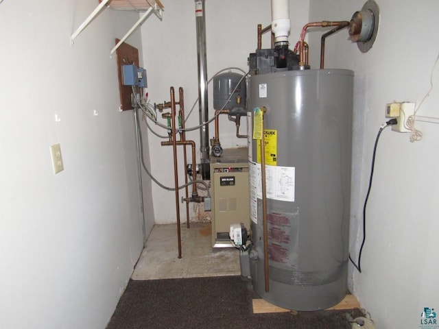 utilities with gas water heater