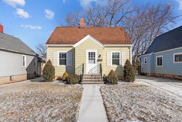 view of bungalow-style home