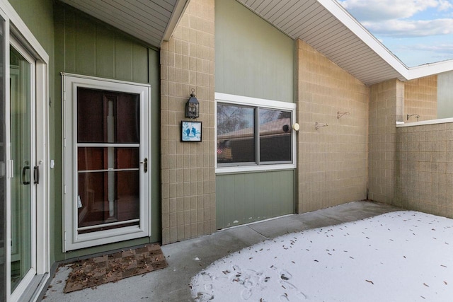 view of entrance to property