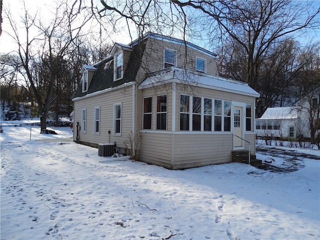 exterior space with central AC unit