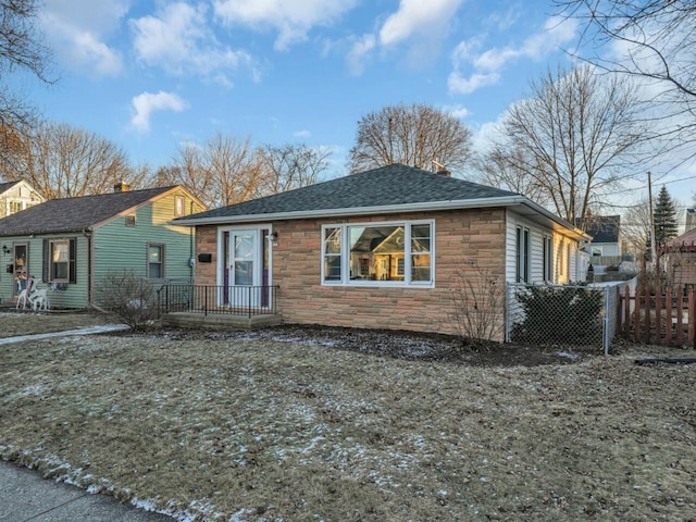 view of ranch-style home