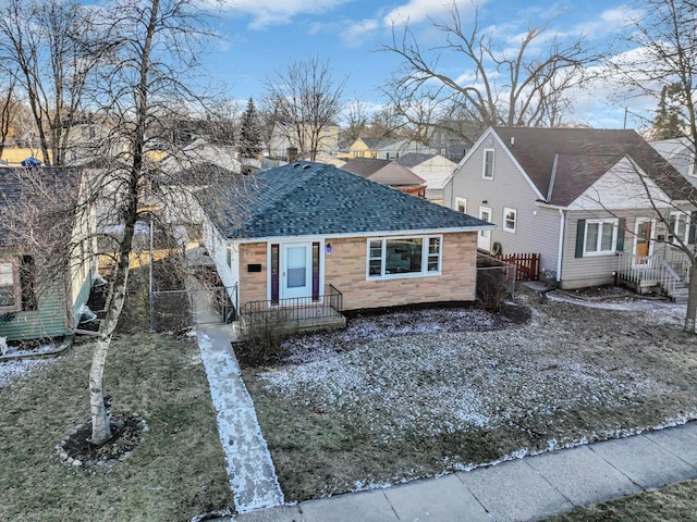 view of bungalow