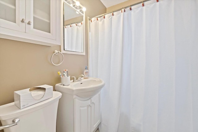 bathroom with toilet