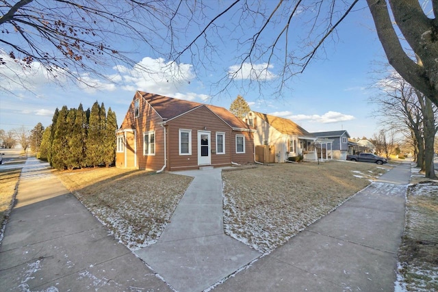 view of front of home