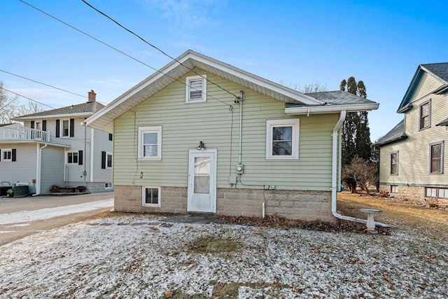 view of back of property