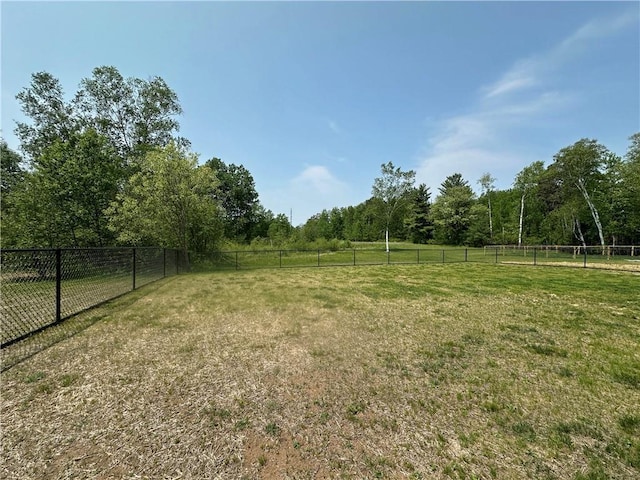 10004 Aspen Ln, Hayward, WI 54843 - view of yard with a view of countryside