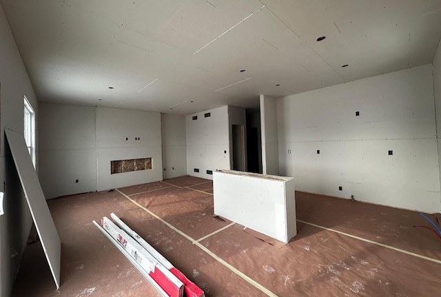 view of unfurnished living room