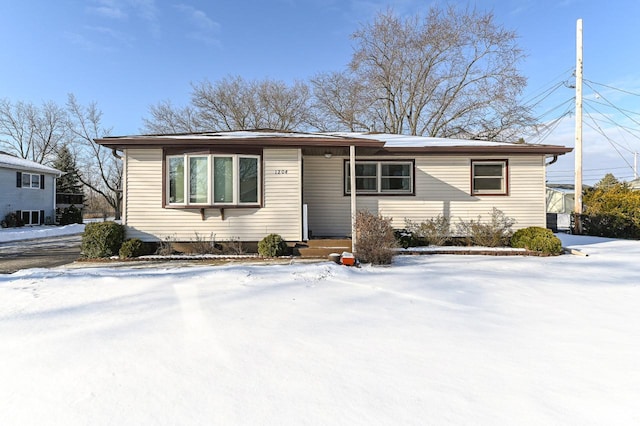 view of front of home