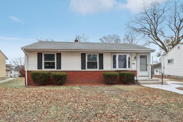 view of front of property