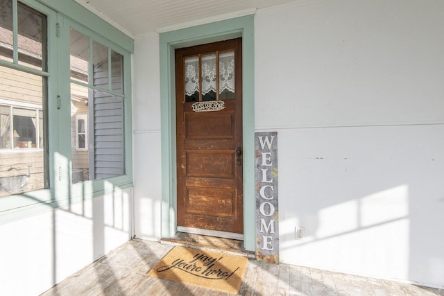 view of property entrance