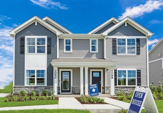 view of craftsman inspired home