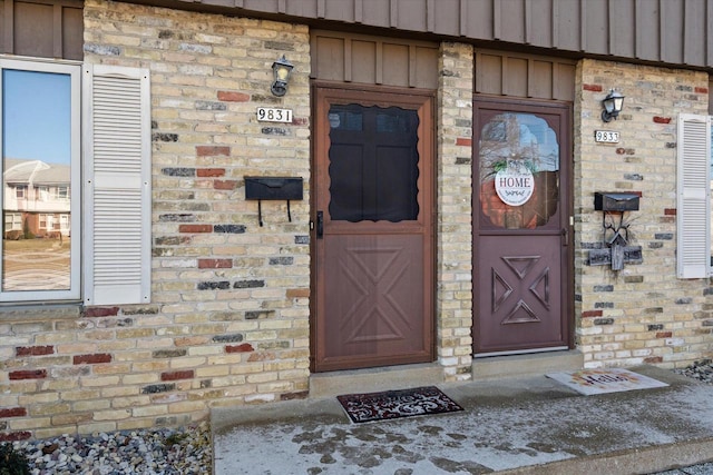 view of entrance to property