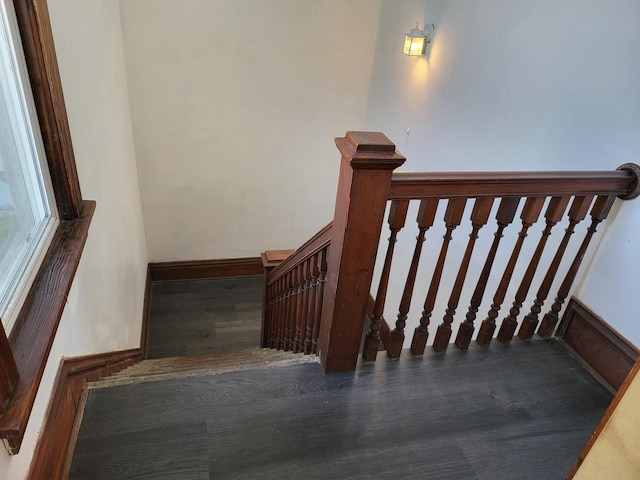 view of stairs