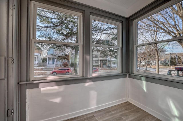 details with hardwood / wood-style floors