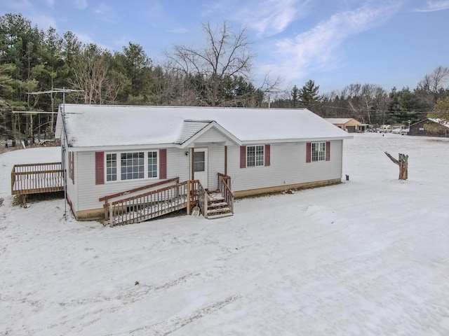 view of front of home