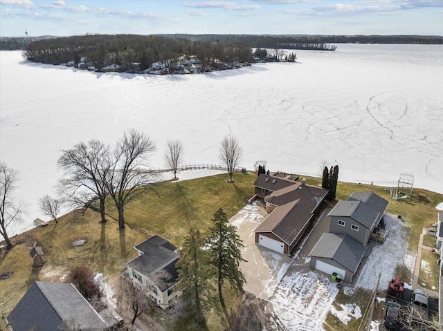 N4621 Lake Dr, Hustisford, WI 53034 - view of snowy aerial view