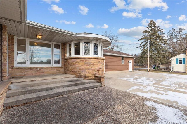 N4621 Lake Dr, Hustisford, WI 53034 - view of doorway to property