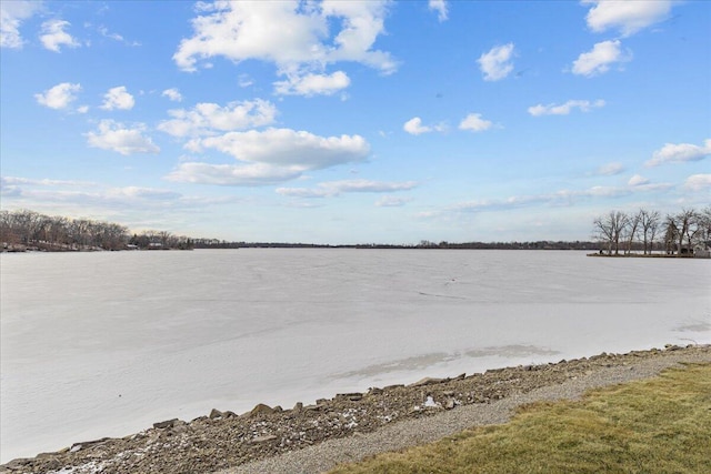 N4621 Lake Dr, Hustisford, WI 53034 - property view of water