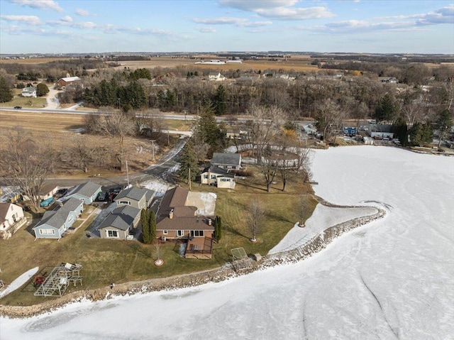 N4621 Lake Dr, Hustisford, WI 53034 - view of snowy aerial view