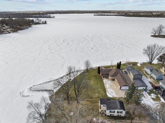 N4621 Lake Dr, Hustisford, WI 53034 - view of snowy aerial view