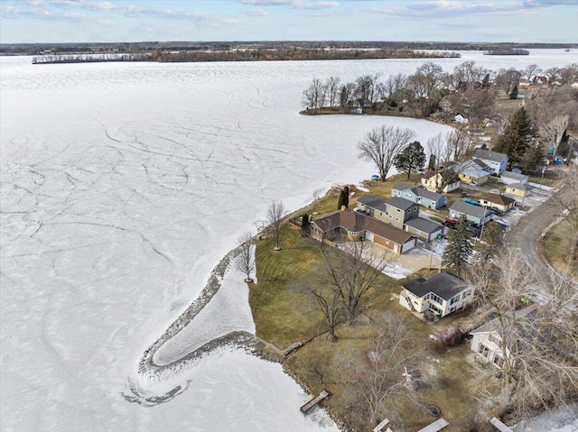 N4621 Lake Dr, Hustisford, WI 53034 - view of snowy aerial view