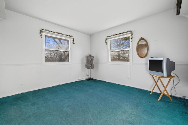 unfurnished room featuring carpet floors