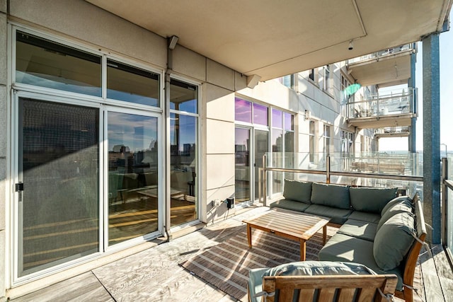 balcony with outdoor lounge area