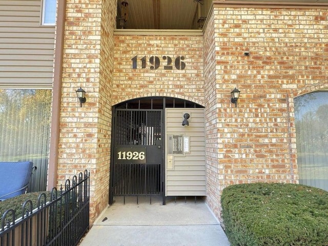 view of entrance to property