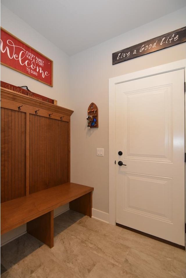 view of mudroom