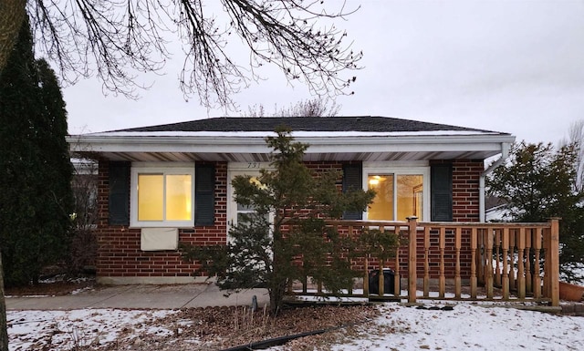 view of bungalow-style house