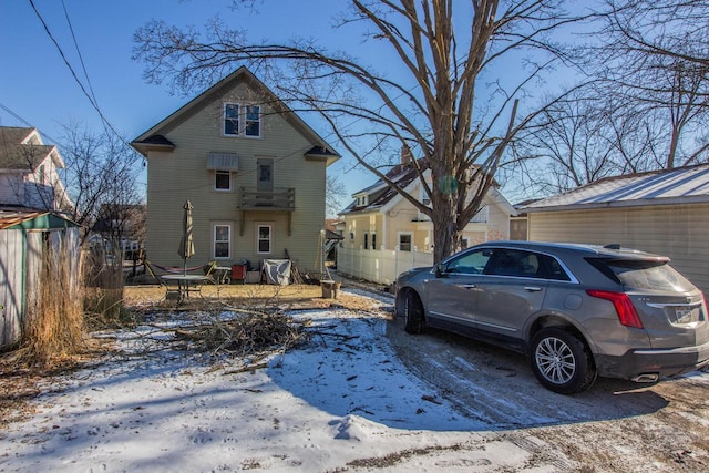 view of front of home