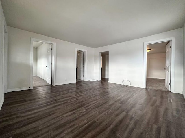 interior space featuring dark hardwood / wood-style floors