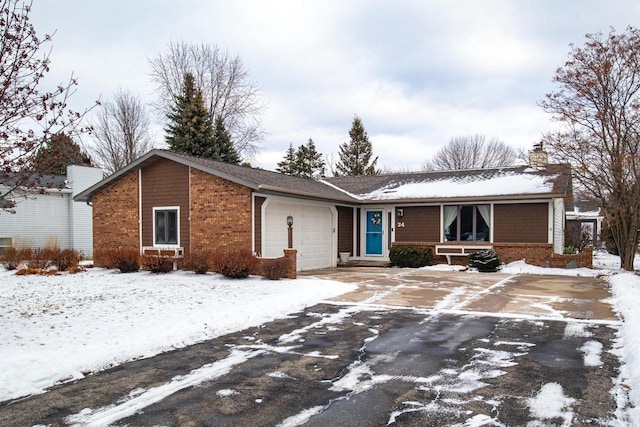 ranch-style house with a garage