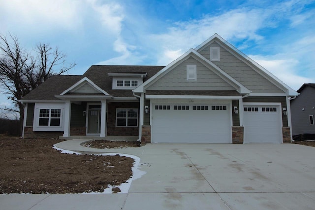 view of craftsman inspired home