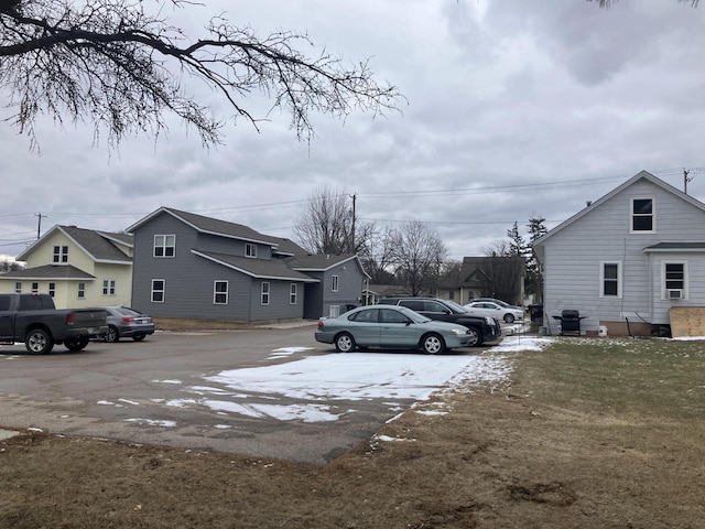 view of parking / parking lot