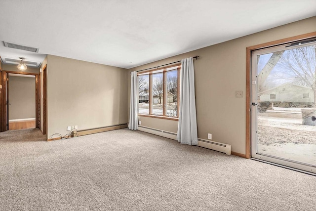 unfurnished room featuring carpet flooring