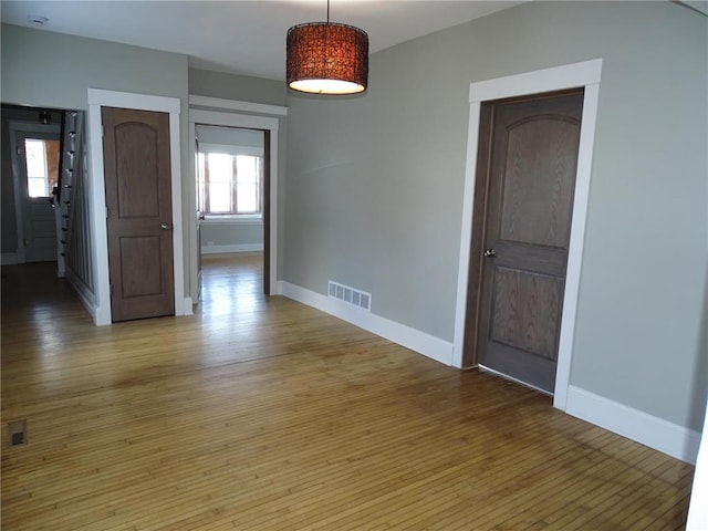 interior space featuring hardwood / wood-style floors