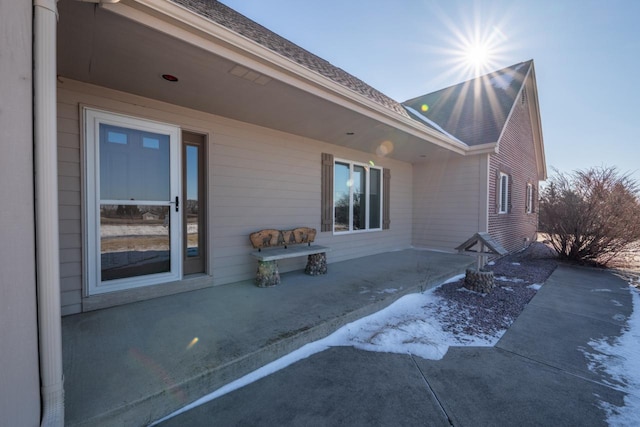 back of house featuring a patio