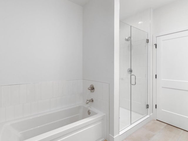 bathroom with an enclosed shower